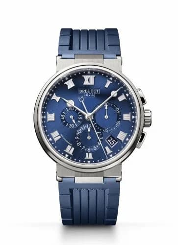 Breguet Marine Chronograph 5527 Titanium / Blue / Rubber 5527TI/Y1/5WV — фото часов Breguet Marine Chronograph 5527 Titanium / Blue / Rubber 5527TI/Y1/5WV — фото часов