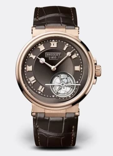 Breguet Marine Tourbillon 5577 Rose Gold / Slate / Alligator 5577BR/G2/9WV