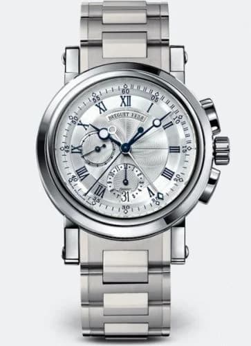 Breguet Marine Chronograph 5827 White Gold / Silver / Bracelet 5827BB/12/BM0