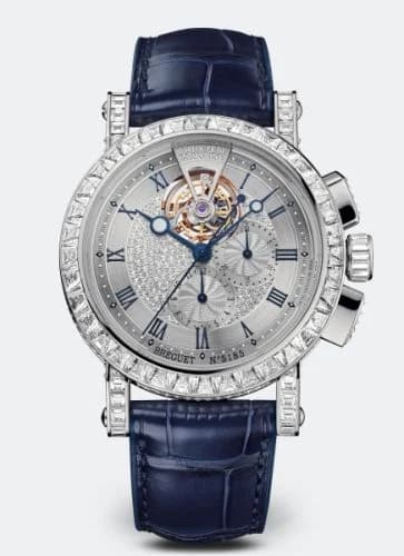 Breguet Marine Chronograph Tourbillon 5839 White Gold - Baguette 5839BB/6D/9ZU/DD0D — фото часов Breguet Marine Chronograph Tourbillon 5839 White Gold - Baguette 5839BB/6D/9ZU/DD0D — фото часов