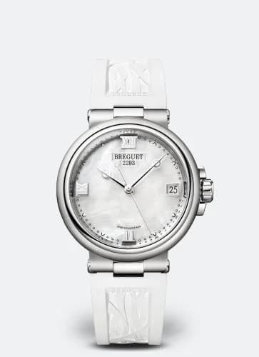 Breguet Marine Dame 9517 Stainless Steel / MOP / Rubber 9517ST/5W/584