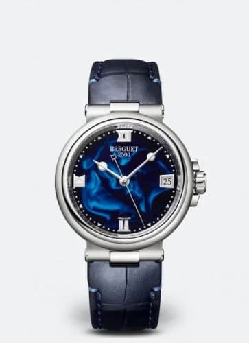 Breguet Marine Dame 9517 Stainless Steel / Blue / Alligator 9517ST/E2/984 — фото часов Breguet Marine Dame 9517 Stainless Steel / Blue / Alligator 9517ST/E2/984 — фото часов