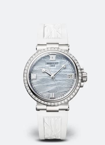 Breguet Marine Dame 9518 White Gold - Diamond / MOP / Rubber 9518BB/V2/584/D000