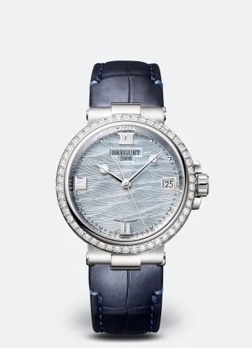 Breguet Marine Dame 9518 White Gold - Diamond / MOP / Alligator 9518BB/V2/984/D000