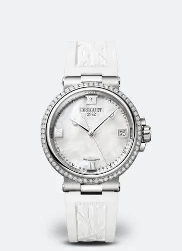 Breguet Marine Dame 9518 Stainless Steel - Diamond / MOP / Rubber 9518ST/5W/584/D000