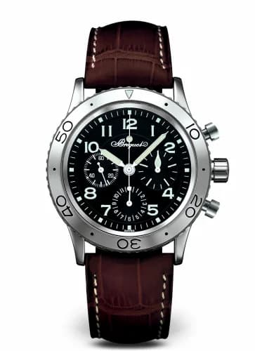 Breguet Type XX Stainless Steel / Black / Alligator 3800ST/92/9W6
