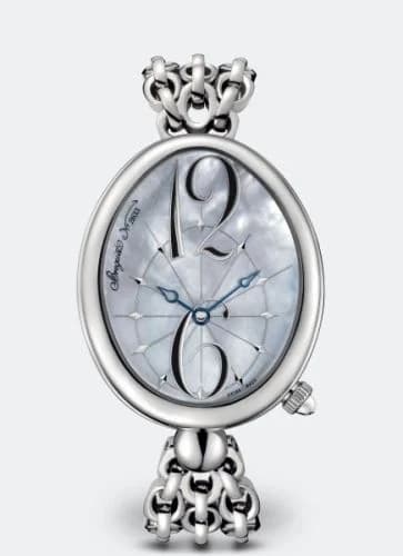 Breguet Reine de Naples 8967 Stainless Steel / Pink MOP / Bracelet 8967ST/58/J50