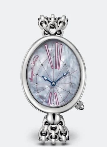 Breguet Reine de Naples 8967 Stainless Steel / Blue MOP / Bracelet 8967ST/G1/J50