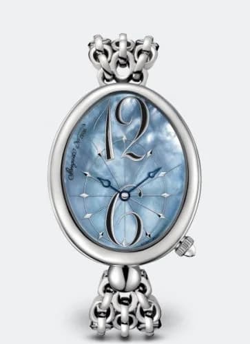Breguet Reine de Naples 8967 Stainless Steel / Blue MOP / Bracelet 8967ST/V8/J50