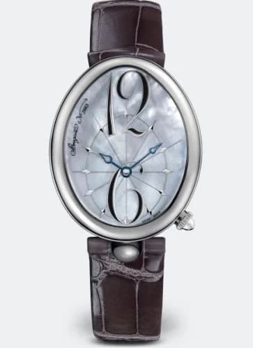 Breguet Reine de Naples 8967 Stainless Steel / Pink MOP 8967ST589863L