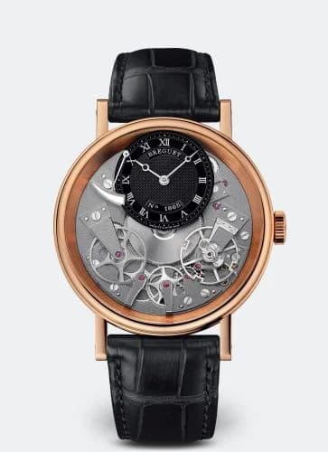 Breguet Tradition 7057 Rose Gold / Black 7057BR/G9/9W6