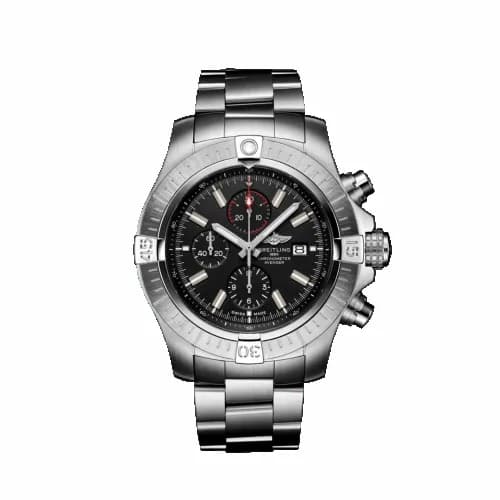 Breitling Avenger Chronograph 48 Stainless Steel / Black / Bracelet A13375101B1A1 — фото часов Breitling Avenger Chronograph 48 Stainless Steel / Black / Bracelet A13375101B1A1 — фото часов