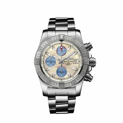 Breitling Avenger II Stainless Steel / Mother-of-Pearl Sky / Japan Special Edition A1338111/A808/170A — фото часов Breitling Avenger II Stainless Steel / Mother-of-Pearl Sky / Japan Special Edition A1338111/A808/170A — фото часов