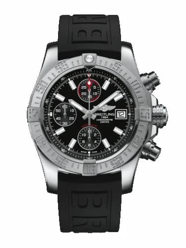 Breitling Avenger II Stainless Steel / Volcano Black / Rubber / Folding A13381111B1S1 — фото часов Breitling Avenger II Stainless Steel / Volcano Black / Rubber / Folding A13381111B1S1 — фото часов