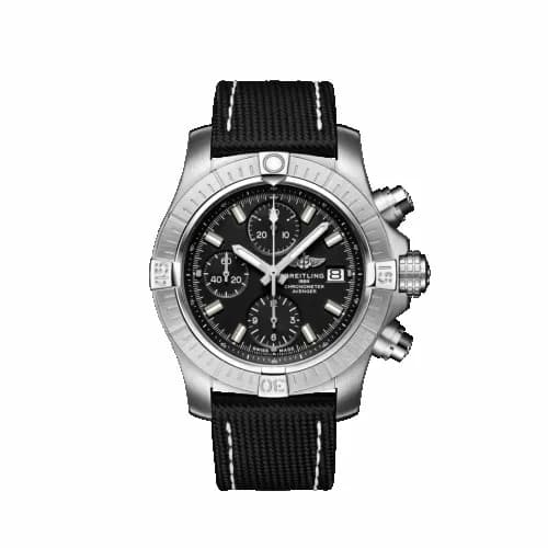 Breitling Avenger Chronograph 43 Stainless Steel / Black / Military / Folding A13385101B1X2 — фото часов Breitling Avenger Chronograph 43 Stainless Steel / Black / Military / Folding A13385101B1X2 — фото часов