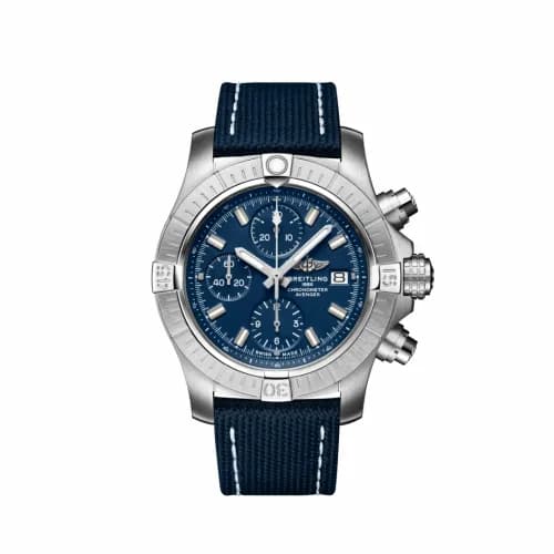 Breitling Avenger Chronograph 43 Stainless Steel / Blue / Military / Pin A13385101C1X1 — фото часов Breitling Avenger Chronograph 43 Stainless Steel / Blue / Military / Pin A13385101C1X1 — фото часов