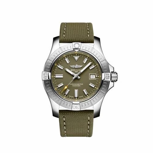 Breitling Avenger Automatic 43 Stainless Steel / Green / Military / Pin A17318101L1X1 — фото часов Breitling Avenger Automatic 43 Stainless Steel / Green / Military / Pin A17318101L1X1 — фото часов