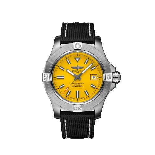 Breitling Avenger Automatic 45 Seawolf Stainless Steel / Yellow / Military / Folding A17319101I1X2 — фото часов Breitling Avenger Automatic 45 Seawolf Stainless Steel / Yellow / Military / Folding A17319101I1X2 — фото часов