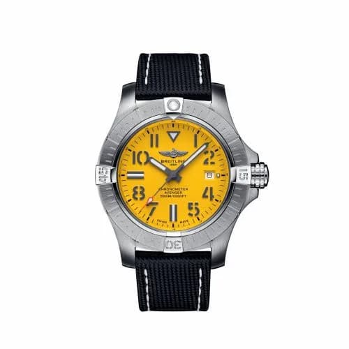 Breitling Avenger Automatic 45 Seawolf Stainless Steel / Yellow / eComm Exclusive A17319101I2X1 — фото часов Breitling Avenger Automatic 45 Seawolf Stainless Steel / Yellow / eComm Exclusive A17319101I2X1 — фото часов