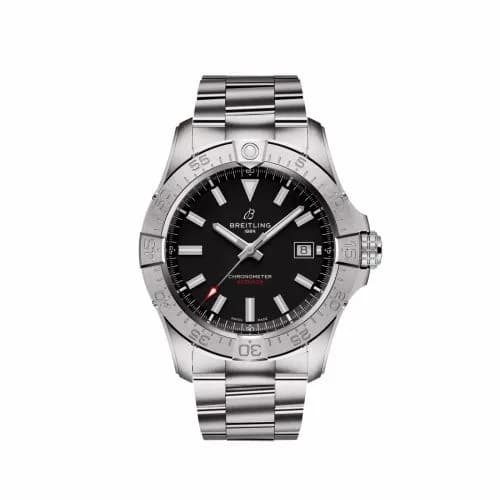 Breitling Avenger Automatic 42 Stainless Steel / Black / Bracelet A17328101B1A1 — фото часов Breitling Avenger Automatic 42 Stainless Steel / Black / Bracelet A17328101B1A1 — фото часов