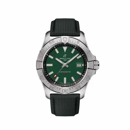 Breitling Avenger Automatic 42 Stainless Steel / Green / Strap A17328101L1X1 — фото часов Breitling Avenger Automatic 42 Stainless Steel / Green / Strap A17328101L1X1 — фото часов