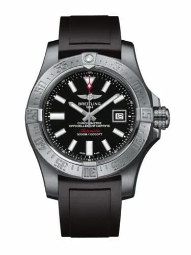 Breitling Avenger II Seawolf Stainless Steel / Volcano Black / Rubber A1733110/BC30/131S — фото часов Breitling Avenger II Seawolf Stainless Steel / Volcano Black / Rubber A1733110/BC30/131S — фото часов