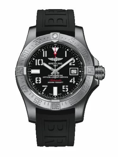 Breitling Avenger II Seawolf Stainless Steel / Volcano Black / Rubber / Folding A17331101B1S1 — фото часов Breitling Avenger II Seawolf Stainless Steel / Volcano Black / Rubber / Folding A17331101B1S1 — фото часов