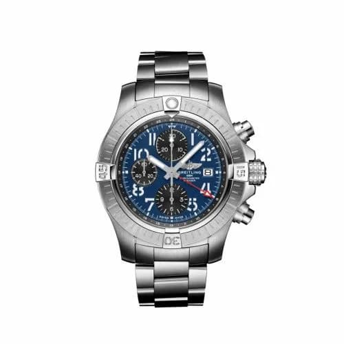 Breitling Avenger Chronograph GMT 45 Stainless Steel / Blue / Bracelet A24315101C1A1 — фото часов Breitling Avenger Chronograph GMT 45 Stainless Steel / Blue / Bracelet A24315101C1A1 — фото часов