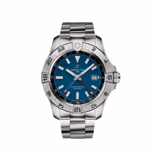 Breitling Avenger Automatic GMT 44 Stainless Steel / Blue / Bracelet A32320101C1A1 — фото часов Breitling Avenger Automatic GMT 44 Stainless Steel / Blue / Bracelet A32320101C1A1 — фото часов