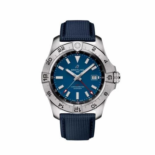 Breitling Avenger Automatic GMT 44 Stainless Steel / Blue / Strap A32320101C1X1 — фото часов Breitling Avenger Automatic GMT 44 Stainless Steel / Blue / Strap A32320101C1X1 — фото часов