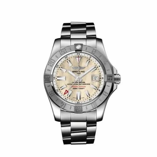 Breitling Avenger II GMT Stainless Steel / MOP / Japan Special Edition A3239011/A809/170A — фото часов Breitling Avenger II GMT Stainless Steel / MOP / Japan Special Edition A3239011/A809/170A — фото часов