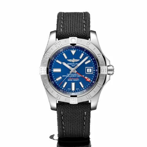 Breitling Avenger II GMT Stainless Steel / Mariner Blue / Military / Pin A32390111C1W1 — фото часов Breitling Avenger II GMT Stainless Steel / Mariner Blue / Military / Pin A32390111C1W1 — фото часов