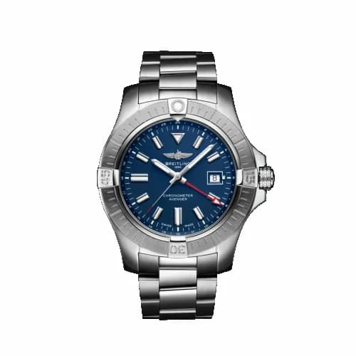 Breitling Avenger Automatic GMT 45 Stainless Steel / Blue / Bracelet A32395101C1A1 — фото часов Breitling Avenger Automatic GMT 45 Stainless Steel / Blue / Bracelet A32395101C1A1 — фото часов