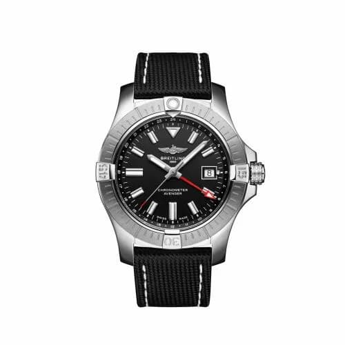 Breitling Avenger Automatic GMT 43 Stainless Steel / Black / Calf / Folding A32397101B1X2 — фото часов Breitling Avenger Automatic GMT 43 Stainless Steel / Black / Calf / Folding A32397101B1X2 — фото часов