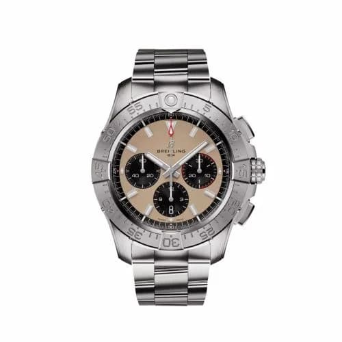 Breitling Avenger B01 Chronograph 44 Stainless Steel / Sand / Bracelet AB0147101A1A1 — фото часов Breitling Avenger B01 Chronograph 44 Stainless Steel / Sand / Bracelet AB0147101A1A1 — фото часов