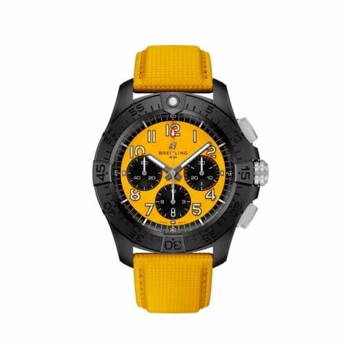 Breitling Avenger B01 Chronograph 44 Night Mission / Yellow / Strap SB0147101I1X1 — фото часов Breitling Avenger B01 Chronograph 44 Night Mission / Yellow / Strap SB0147101I1X1 — фото часов