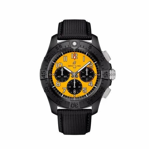 Breitling Avenger B01 Chronograph 44 Night Mission / Yellow / Strap SB0147101I1X2 — фото часов Breitling Avenger B01 Chronograph 44 Night Mission / Yellow / Strap SB0147101I1X2 — фото часов