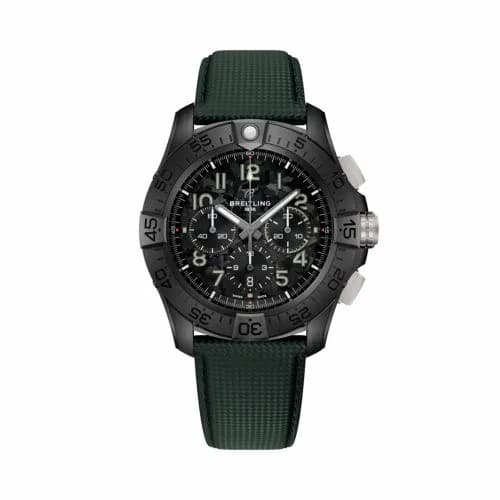 Breitling Super Avenger B01 Chronograph 46 Night Mission / Black / Strap SB0148101B1X1 — фото часов Breitling Super Avenger B01 Chronograph 46 Night Mission / Black / Strap SB0148101B1X1 — фото часов
