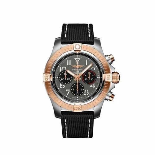 Breitling Avenger B01 Chronograph 45 Stainless Steel / Red Gold / Anthracite / Strap - Pin UB01821A1B1X1 — фото часов Breitling Avenger B01 Chronograph 45 Stainless Steel / Red Gold / Anthracite / Strap - Pin UB01821A1B1X1 — фото часов