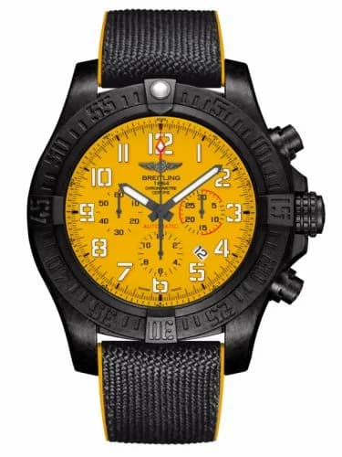 Breitling Avenger Hurricane 12H Breitlight / Cobra Yellow / Military Rubber XB0170E4/I533/282S — фото часов Breitling Avenger Hurricane 12H Breitlight / Cobra Yellow / Military Rubber XB0170E4/I533/282S — фото часов