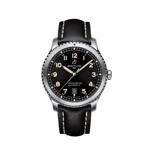 Breitling Aviator 8 Automatic 41 Stainless Steel / Black / Calf / Folding A17315101B1X2 — фото часов Breitling Aviator 8 Automatic 41 Stainless Steel / Black / Calf / Folding A17315101B1X2 — фото часов