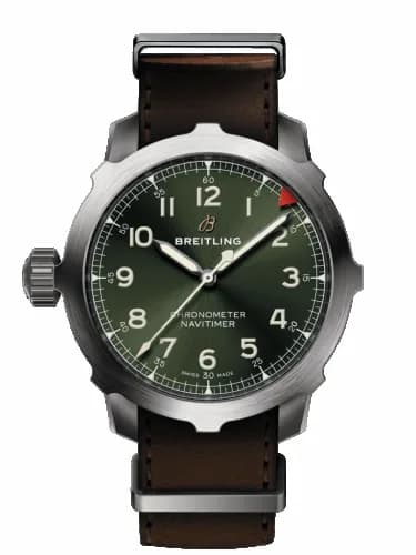 Breitling Navitimer Super 8 B20 Automatic 46 Titanium / Green / NATO EB204010.L535.491X