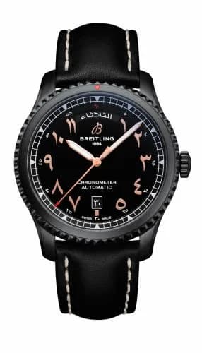 Breitling Aviator 8 Automatic Day & Date 41 Blacksteel / Etihad M45330