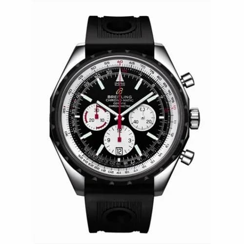 Breitling Chrono-Matic 49 Black / Rubber A1436002.B920