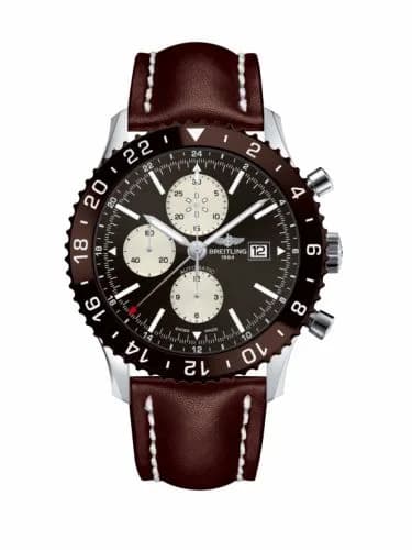 Breitling Chronoliner Stainless Steel / Bronze / Calf Y2431033.Q621.443X