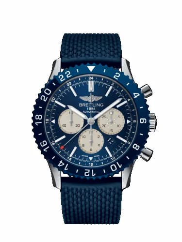 Breitling Chronoliner B04 Stainless Steel / Blue / Rubber YB04601A.A969.277S