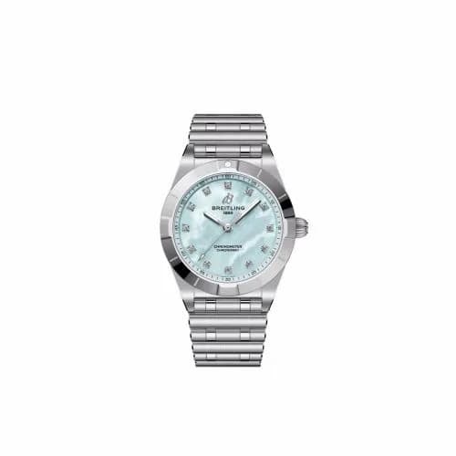 Breitling Chronomat 28 Stainless Steel / Blue MOP A72310101C1A1