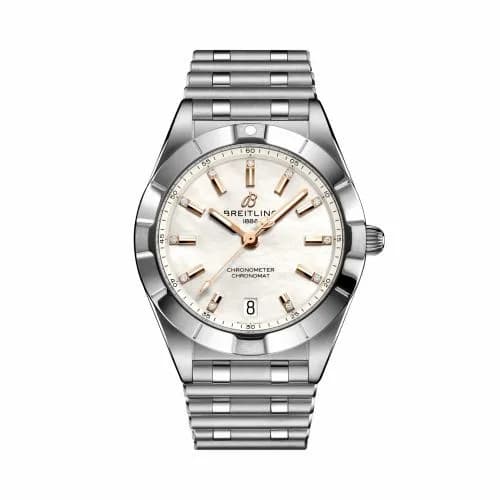 Breitling Chronomat 32 Stainless Steel / MOP / Rouleaux A77310101A4A1