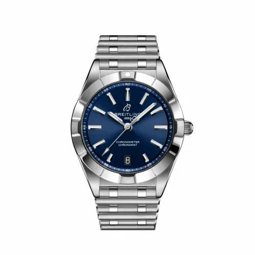 Breitling Chronomat 32 Stainless Steel / Blue / Rouleaux A77310101C1A1 — фото часов Breitling Chronomat 32 Stainless Steel / Blue / Rouleaux A77310101C1A1 — фото часов