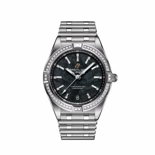 Breitling Chronomat 32 Stainless Steel - Diamond / Black MOP / Japan A773104A1B1A1 — фото часов Breitling Chronomat 32 Stainless Steel - Diamond / Black MOP / Japan A773104A1B1A1 — фото часов